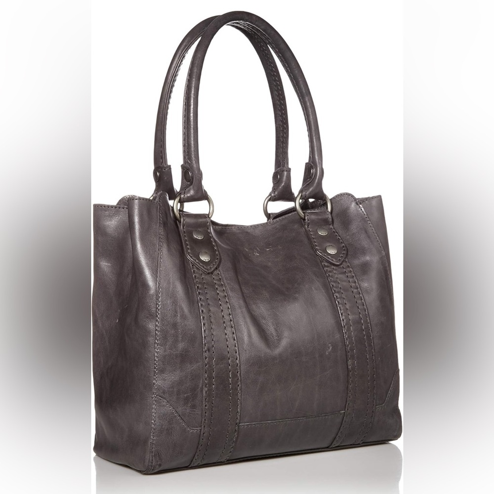 Frye Dark grey Leather Shoulder Tote - Picture 2 of 6